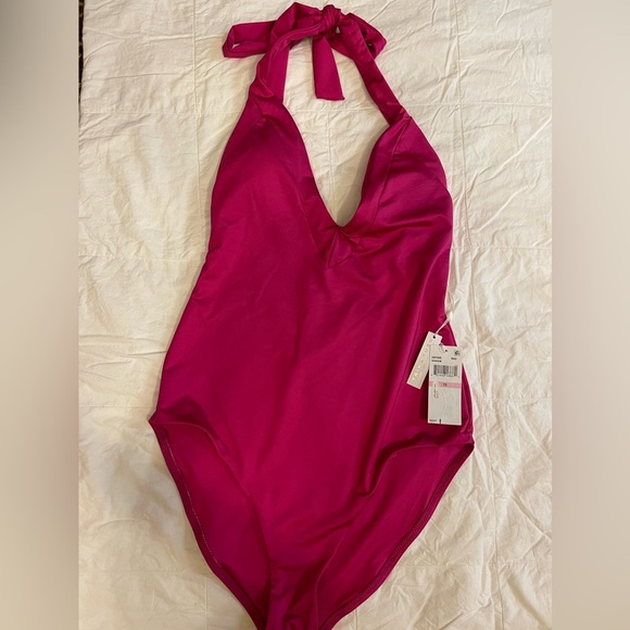 NWT Trina Turk Pink One Piece Size 10 - Picture 2 of 3